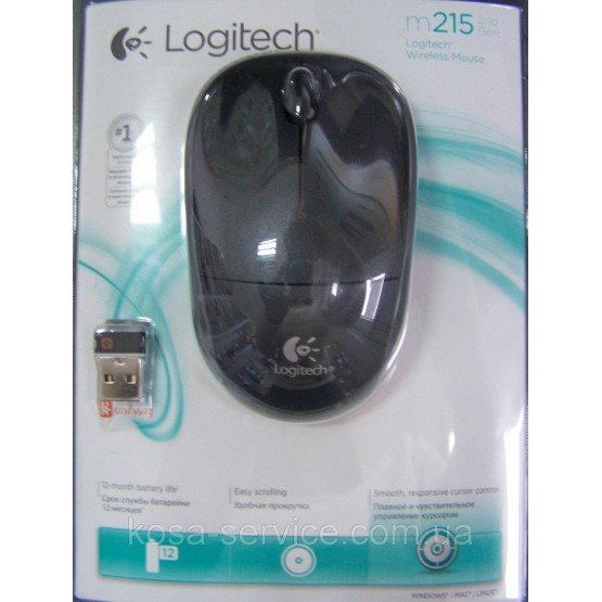 Мышь Logitech Wireless M215 Black